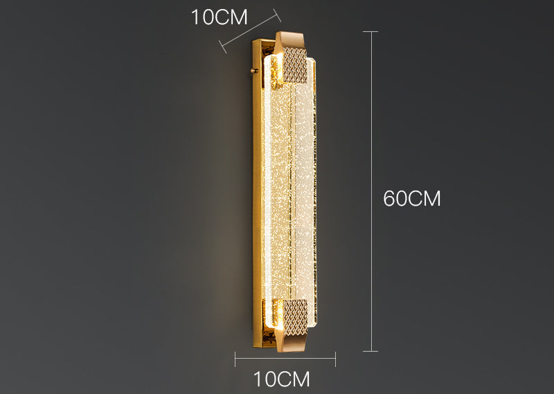 Luxury Porch Wall Lamp, Living Room TV Background Wall Lamp, Starry Sky Bubble Crystal Decorative Lamp Wall Light