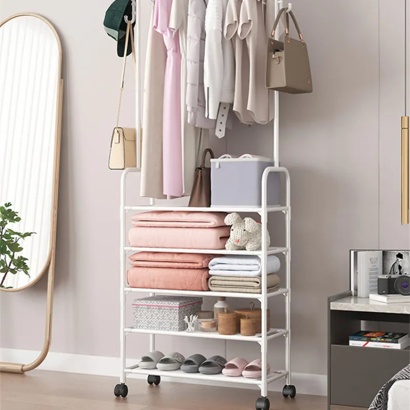 Multi-Layer Shoe & Hat Rack with Storage Shelves