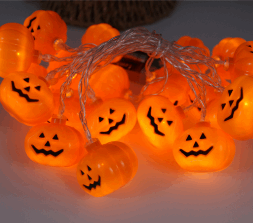 Halloween Decoration LED Pumpkin String Lights Lantern