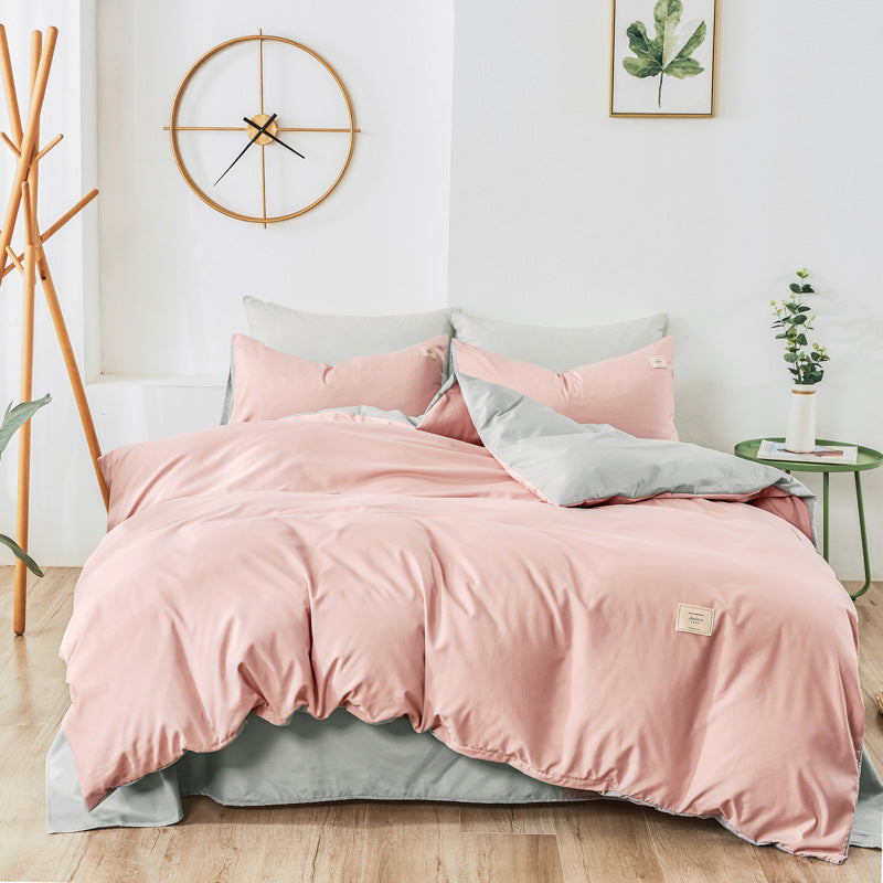 Splendas Soft Cotton Duvet Cover Set 4-Piece Breathable Wrinkle Resistant | Twin Queen King