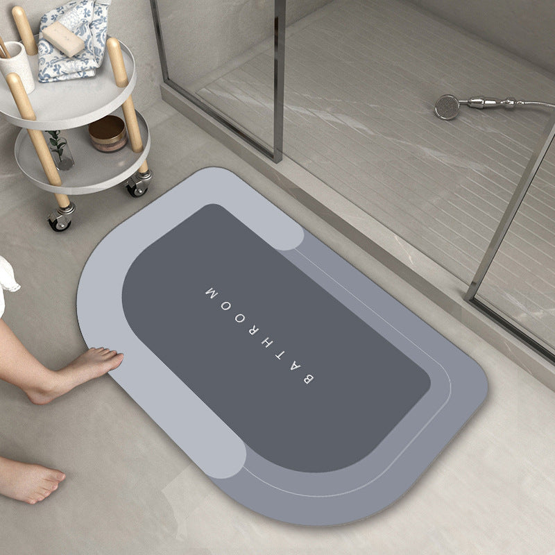 Absorbent Non Slip Floor Mat, Carpet Slip-Resistant Bathing Room Rug Floor, Microfiber Bath Mats for Bathroom Memory Foam Bath Mat Rug