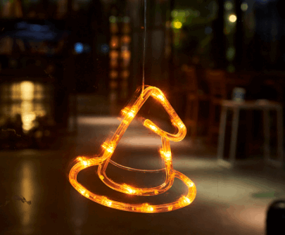 Halloween Window Hanging LED Lights – Spider, Pumpkin & Ghost Decorative Party Lights