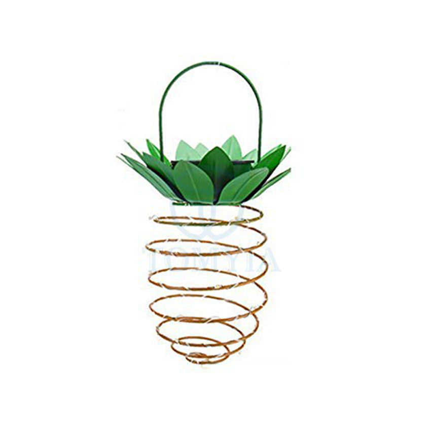 Outdoor Waterproof Pineapple Solar Light Hanging Garden Path Fairy Decor LED