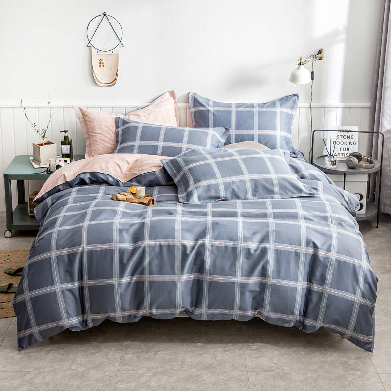 Splendas Floral Cotton Bed Linen Set Soft Breathable 4-Piece Duvet Cover | Twin Queen King