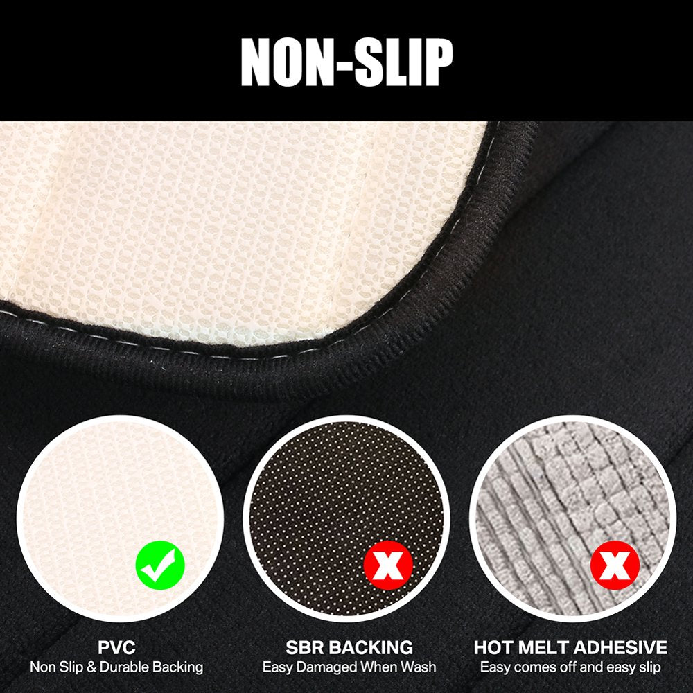 Soft Shaggy Anti-Slide for Bathroom Floor Rug