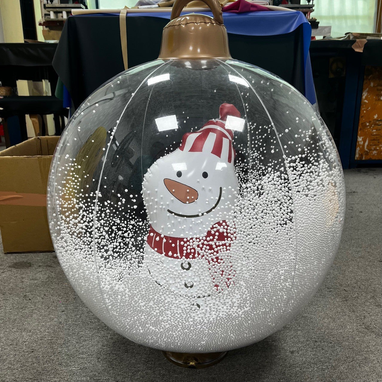 Inflatable Christmas Balls Hanging Crafts Outdoor Holiday Decorations for Home