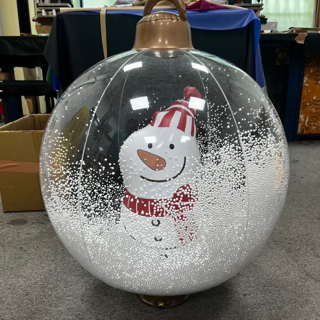 Inflatable Christmas Balls Hanging Crafts Outdoor Holiday Decorations for Home
