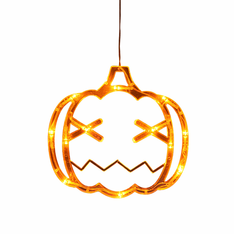 Halloween Window Hanging LED Lights – Spider, Pumpkin & Ghost Decorative Party Lights
