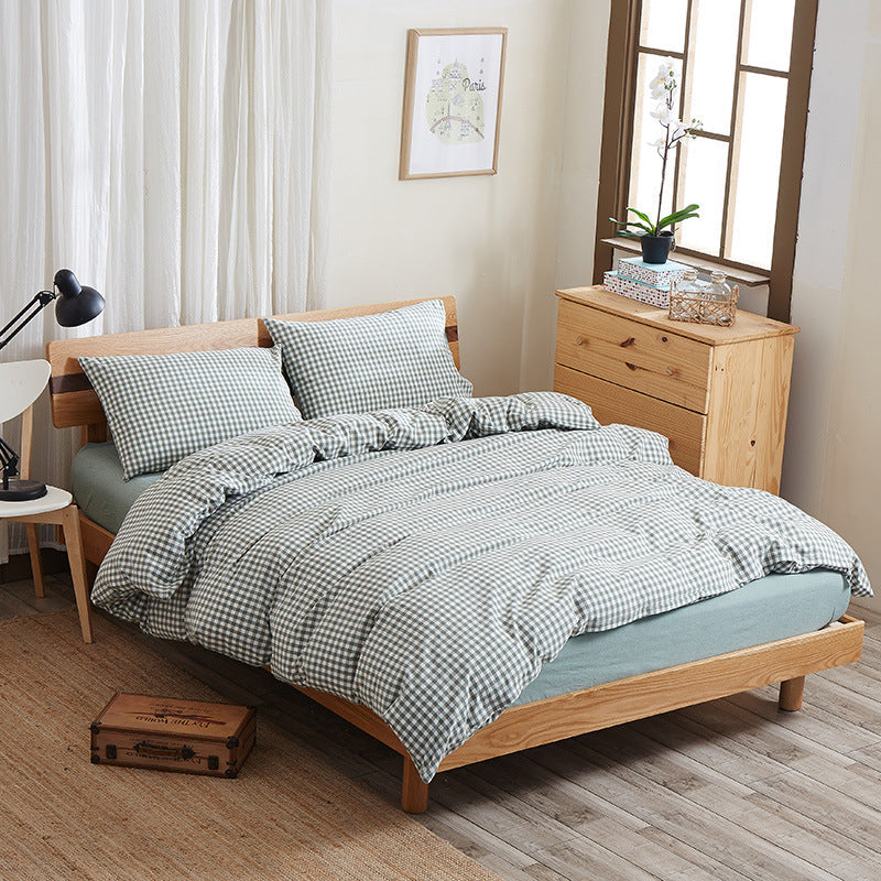 Splendas Geometric Bed Sheet Set Pure Cotton Super Soft 4-Piece Bedding | 4 Sizes
