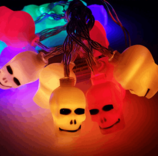 Halloween Decoration LED Pumpkin String Lights Lantern