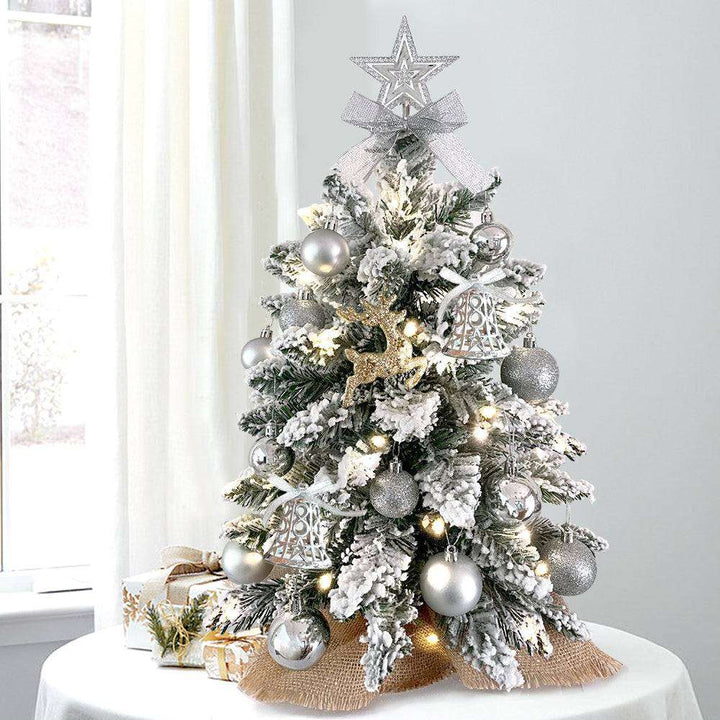 2ft Mini Christmas Tree With Lights Tabletop Christmas Decoration For Home & Office