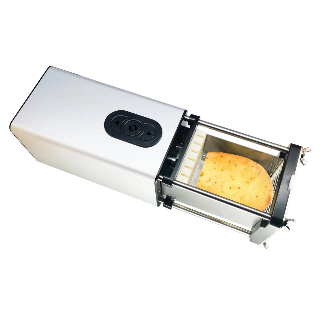 Electric French Fry Cutter Stainless Steel Vegetable Potato Slicer Kitchen Tool