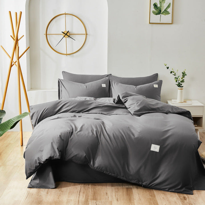 Splendas Soft Cotton Duvet Cover Set 4-Piece Breathable Wrinkle Resistant | Twin Queen King
