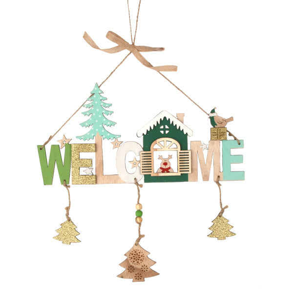Christmas Welcome Ornament Holiday Decor