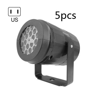 LED Christmas Projector Lights Snowflake Stage Lamp Outdoor Xmas Decor