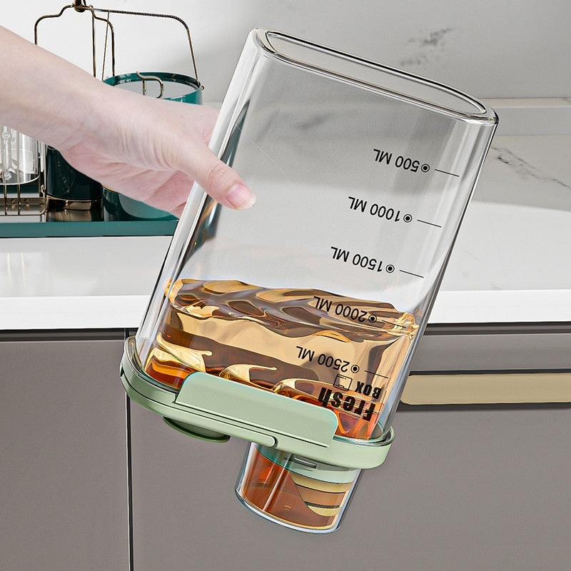 Airtight Food Storage Containers - Clear Pantry Canisters with Lid, BPA Free