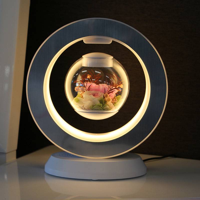 Magnetic Levitation Immortal Flowers For Girlfriend On Valentine's Day
