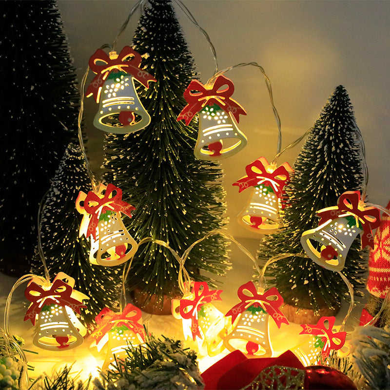 Santa Claus String Lights Christmas LED Light Elk Snowman Xmas Ornament Decoration
