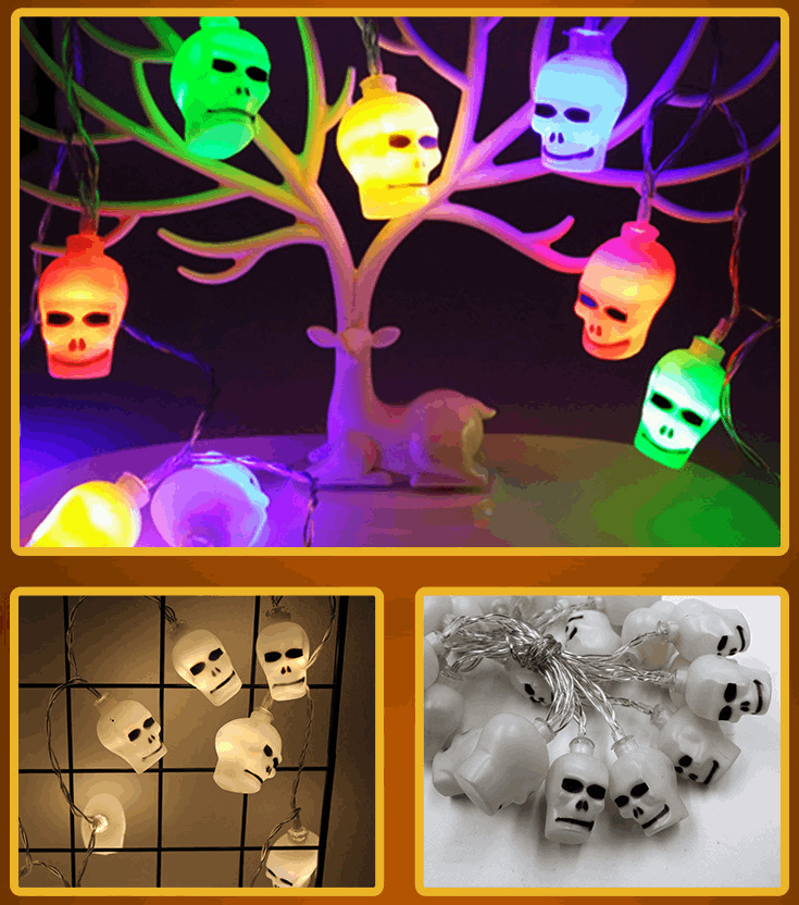 Halloween Decoration LED Pumpkin String Lights Lantern