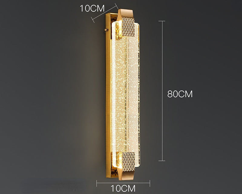 Luxury Porch Wall Lamp, Living Room TV Background Wall Lamp, Starry Sky Bubble Crystal Decorative Lamp Wall Light