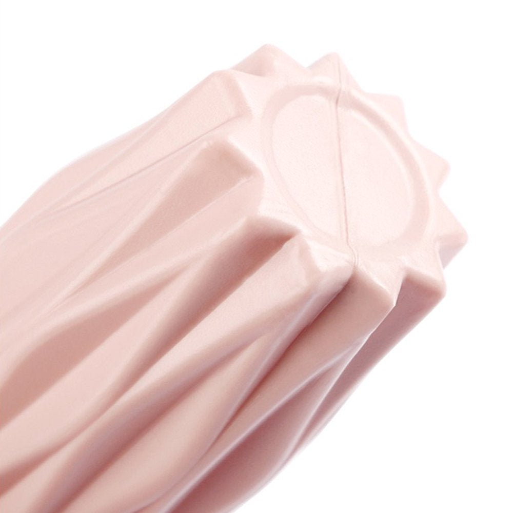 Unbreakable Tall Geometric Plastic Vase(White/Green/Pink)