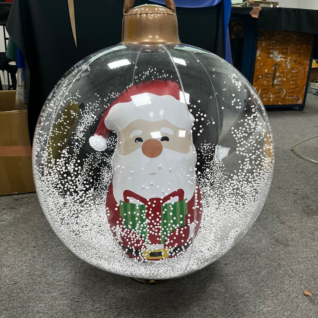 Inflatable Christmas Balls Hanging Crafts Outdoor Holiday Decorations for Home