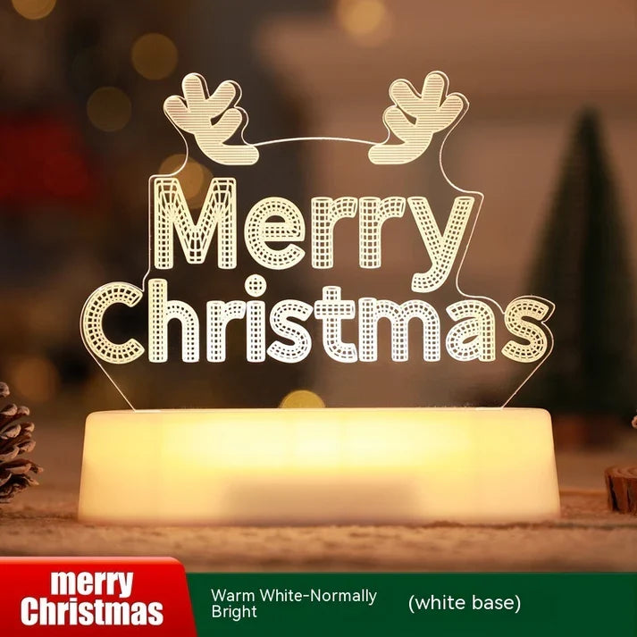 3D Acrylic Led Christmas Tree Lights