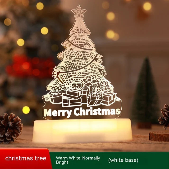 3D Acrylic Led Christmas Tree Lights