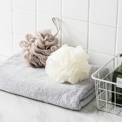 Bath Sponge Scrubber Ball Exfoliating Shower Loofah for Body Cleansing and Lather