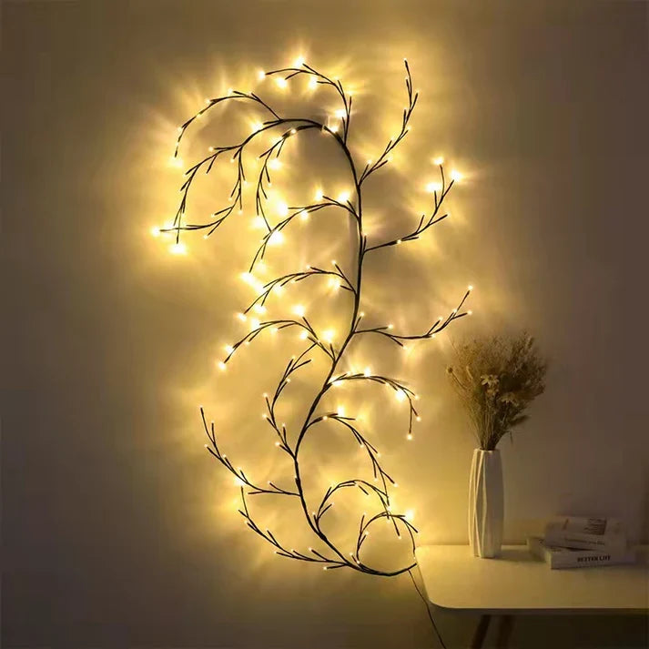 Vine Branch Battery Operated String LED Lights For Decor