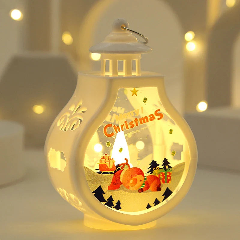 High Quality Christmas candle lamp Romantic Ornaments