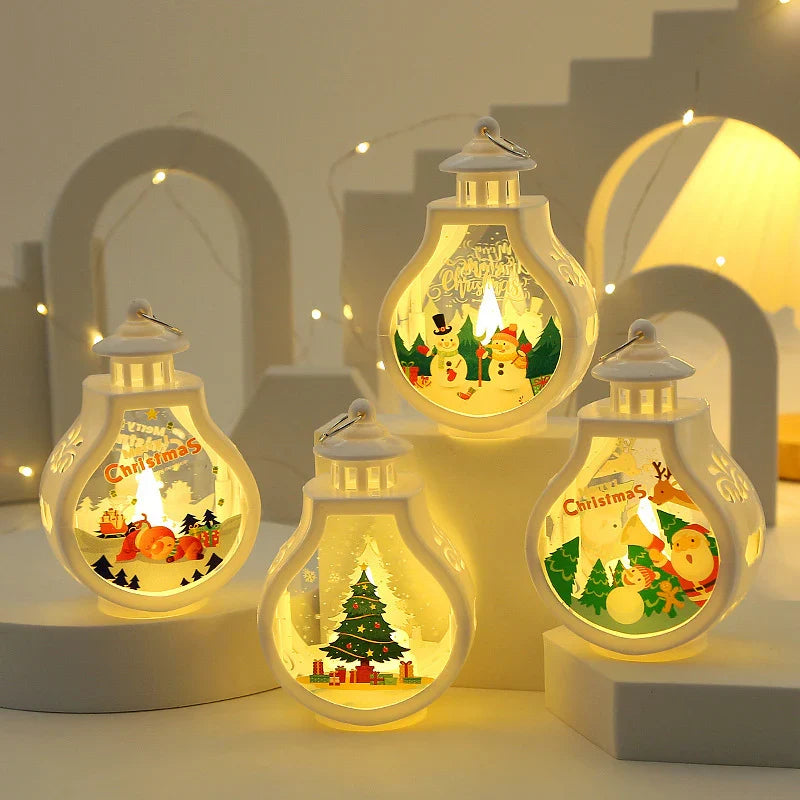 High Quality Christmas candle lamp Romantic Ornaments