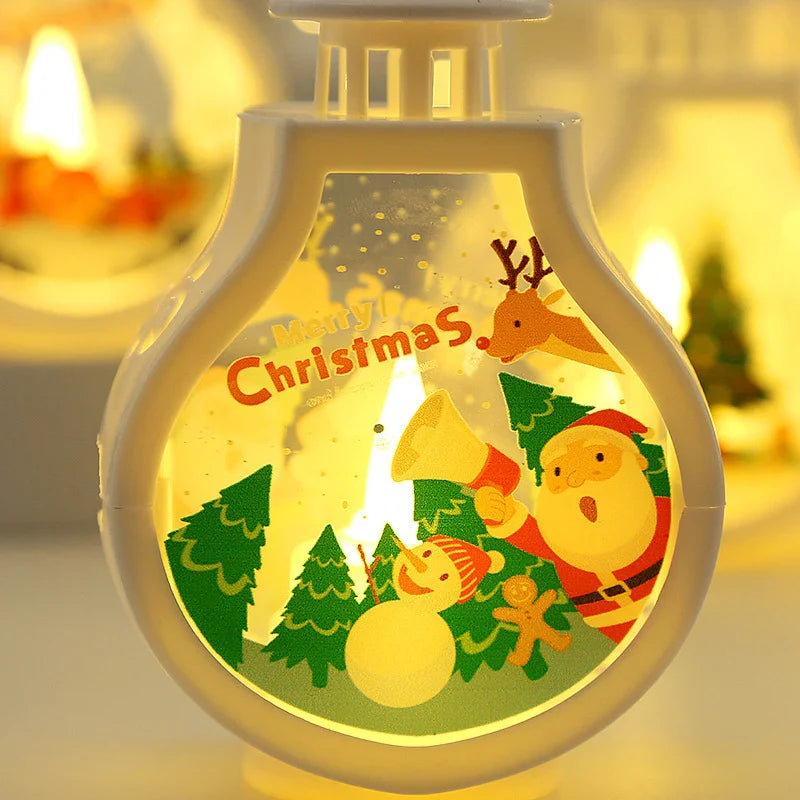 High Quality Christmas candle lamp Romantic Ornaments