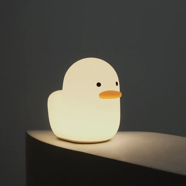 Nordic Cute Lovely Silicone Cartoon Benson Dull Duck Lamp Sleeping Light for Kids