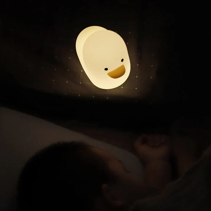 Nordic Cute Lovely Silicone Cartoon Benson Dull Duck Lamp Sleeping Light for Kids