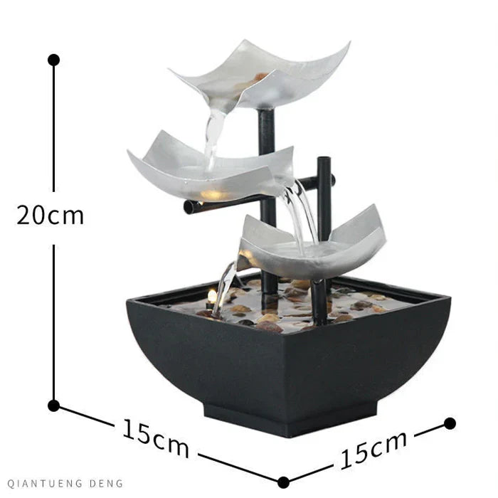 Flowing Water Fountain Ornaments Crafts For Home Decor