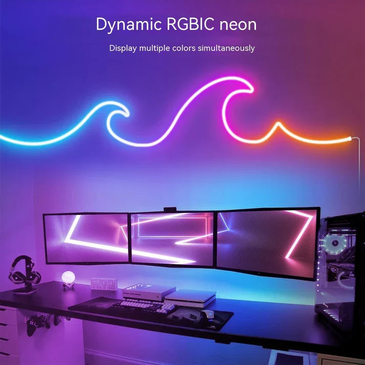 Waterproof LED Neon Rope Light Changing Outdoor Ambience