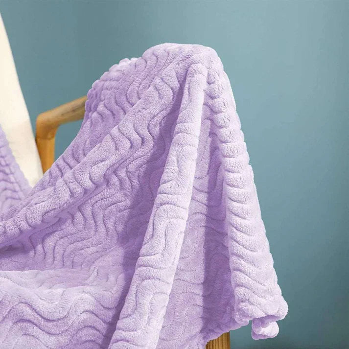 Large Soft Flannel Fleece Throw Blanket - 50 x 70 Inch | 4 Colors | All Seasons