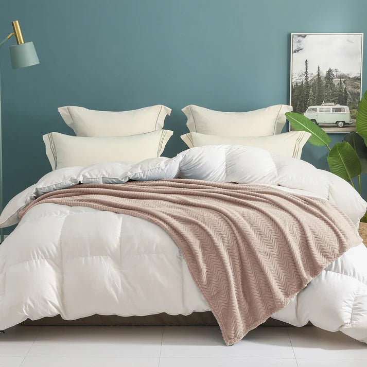 Large Soft Flannel Fleece Throw Blanket - 50 x 70 Inch | 4 Colors | All Seasons