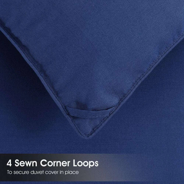 Navy Blue Twin/Twin XL Size down Alternative Comforter, Soft and Comfortable Luxury Duvet