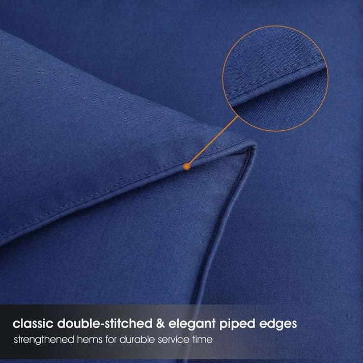 Navy Blue Twin/Twin XL Size down Alternative Comforter, Soft and Comfortable Luxury Duvet