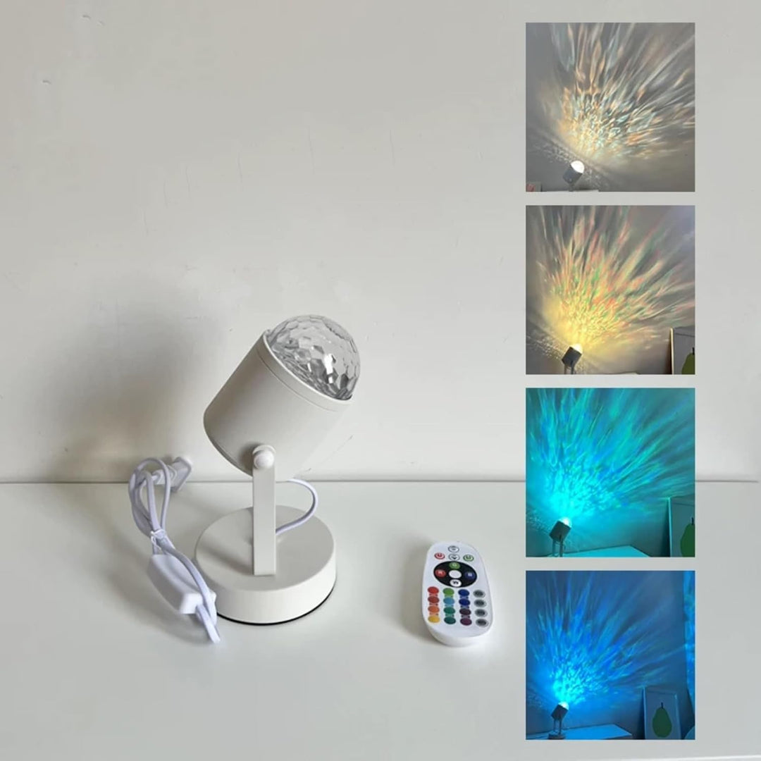 Dynamic Water Ripple Table Lamp Ambience Light Shadow Effect 5W
