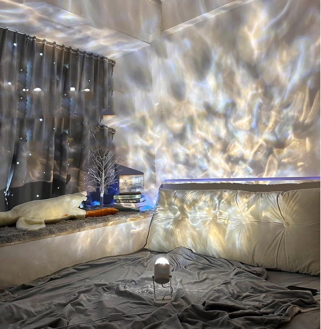 Dynamic Water Ripple Table Lamp Ambience Light Shadow Effect 5W
