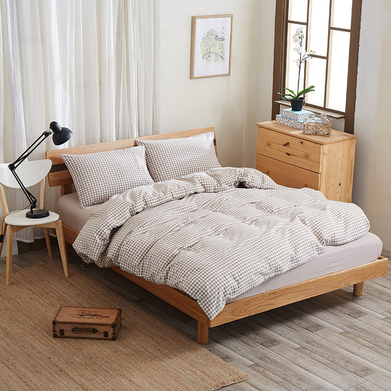 Splendas Geometric Bed Sheet Set Pure Cotton Super Soft 4-Piece Bedding | 4 Sizes