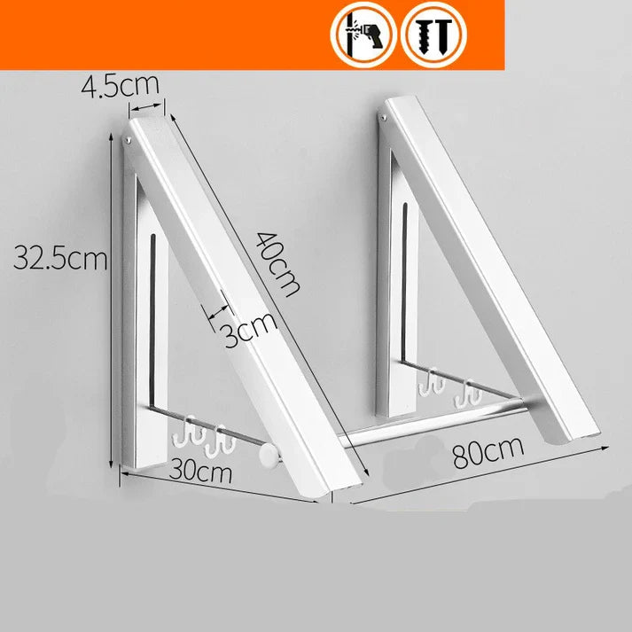 Waterproof Aluminum Retractable Wall Hanger
