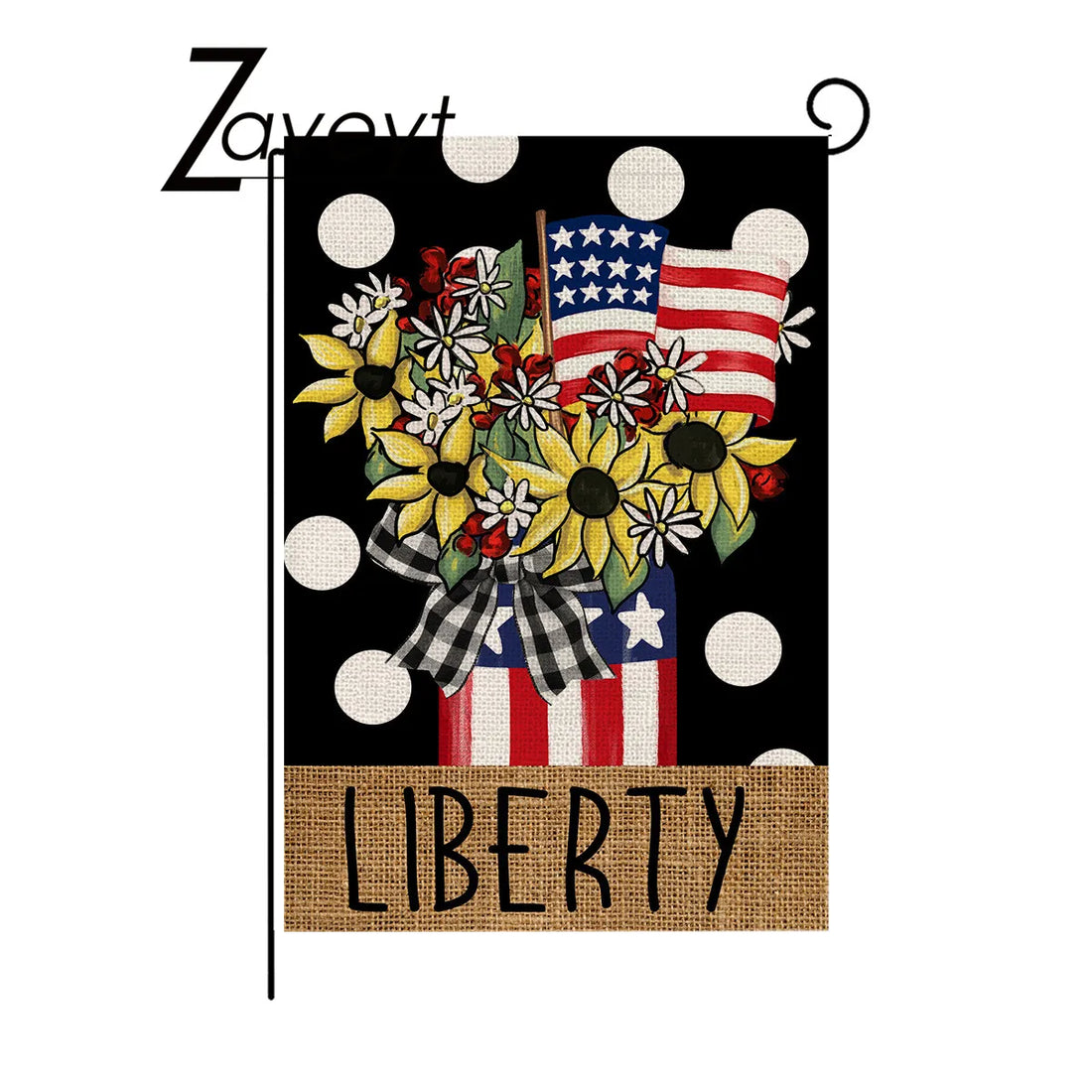 USA Flag For Decoration 420 LED String Waterproof Outdoor Light Display