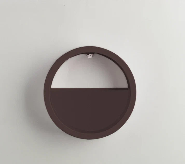Round Glass Flower Vase Wall Art For Decoration