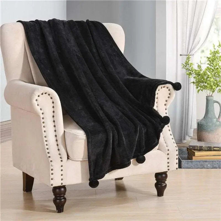 Soft and Comfort Velvet Plush Throw with Size in 50"X70" Inch