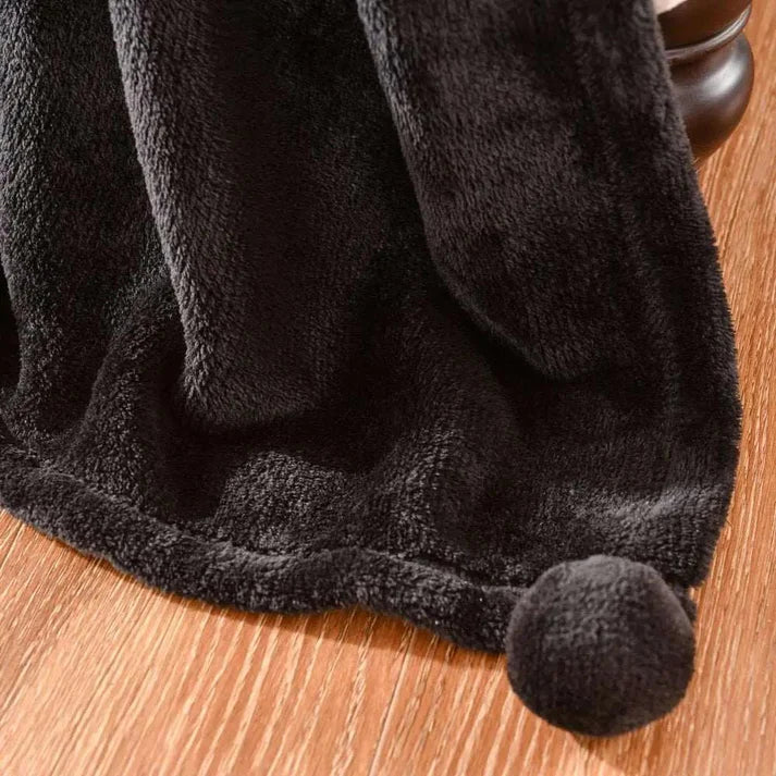 Soft and Comfort Velvet Plush Throw with Size in 50"X70" Inch