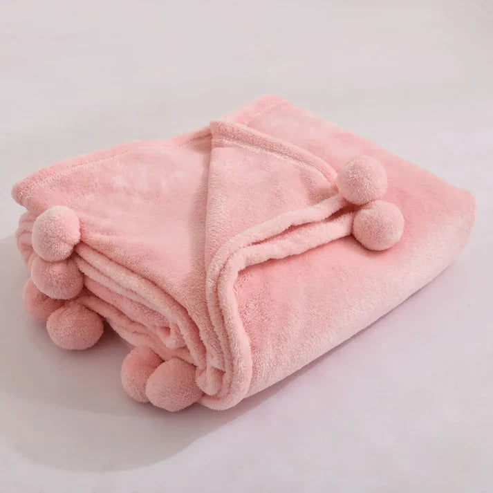 Soft and Comfort Velvet Plush Throw with Size in 50"X70" Inch